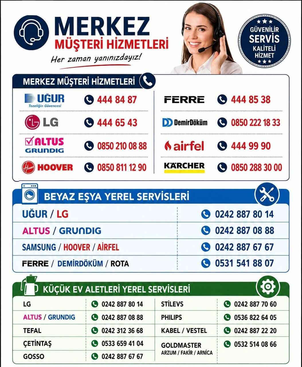 Servis Afişi